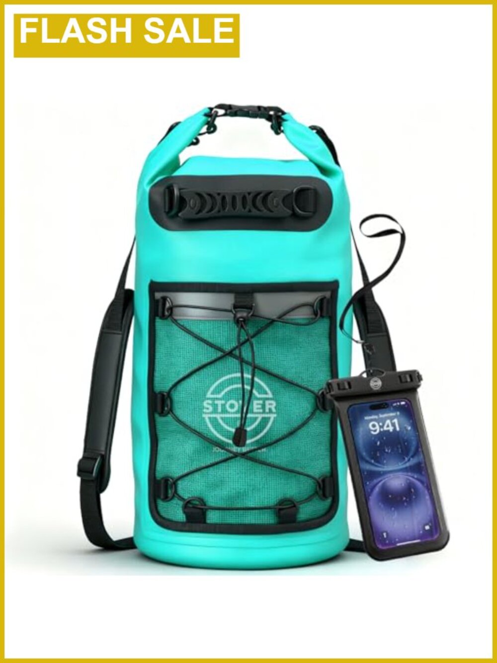 Waterproof Dry Backpack Roll Top Floating Dry Bag with Phone Case
